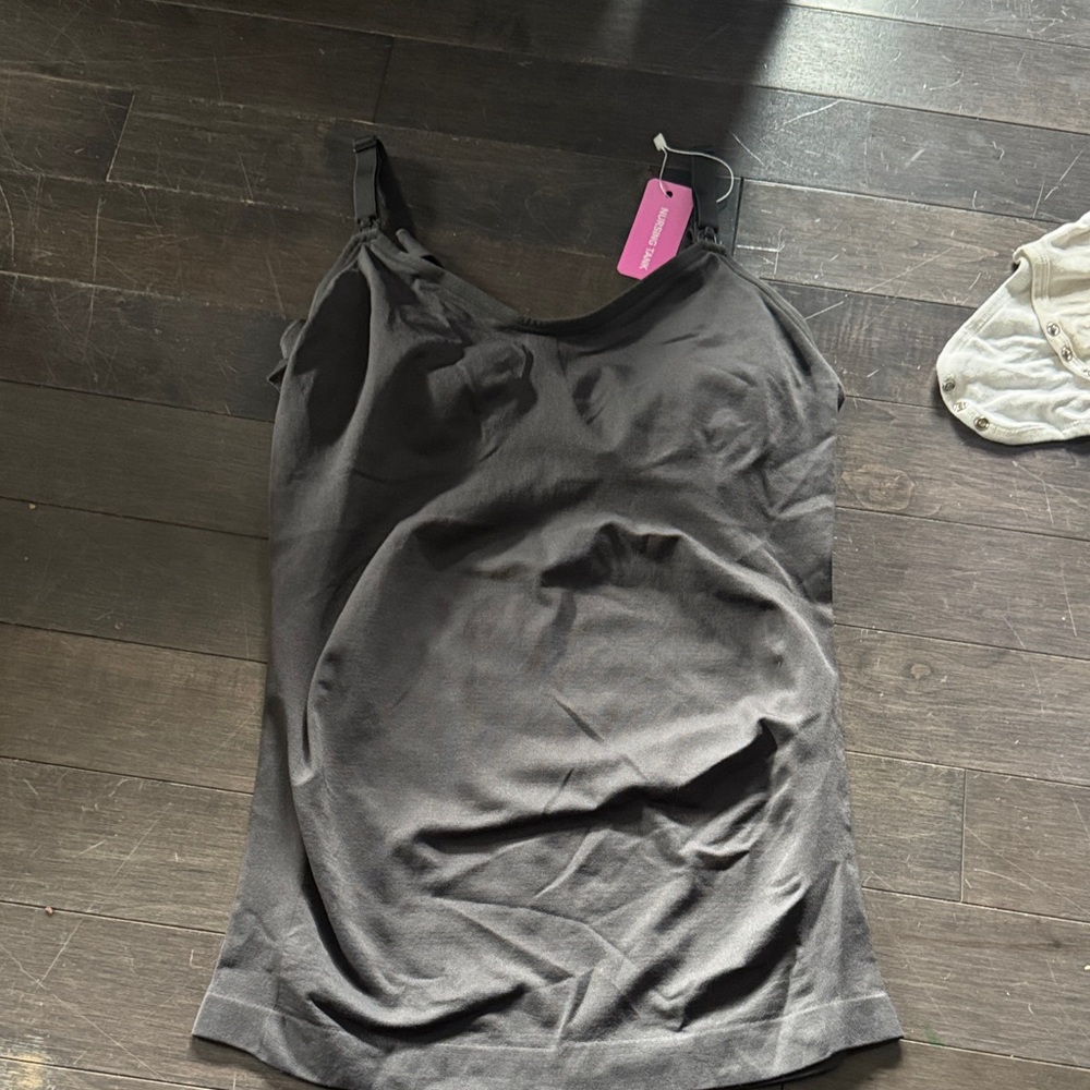 Motherhood Maternity Dark Gray Tank Top